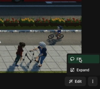 Click the Fill tool